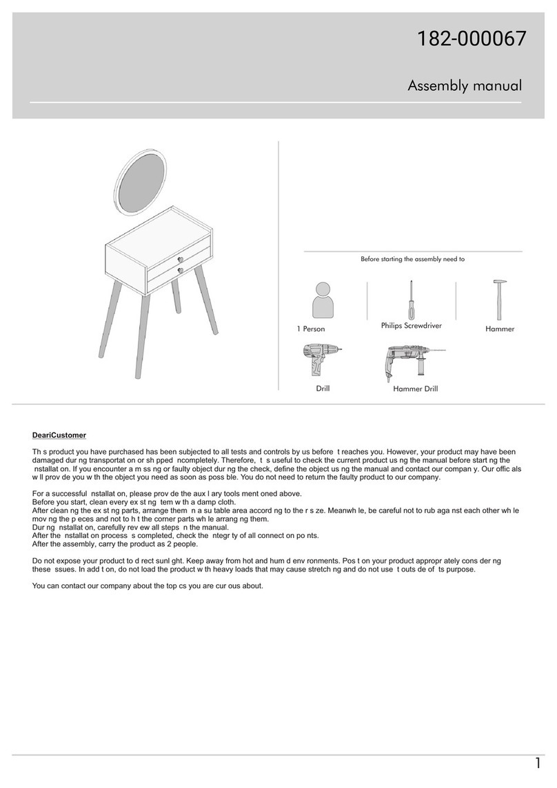 Pakketo 182-000067 Assembly manual