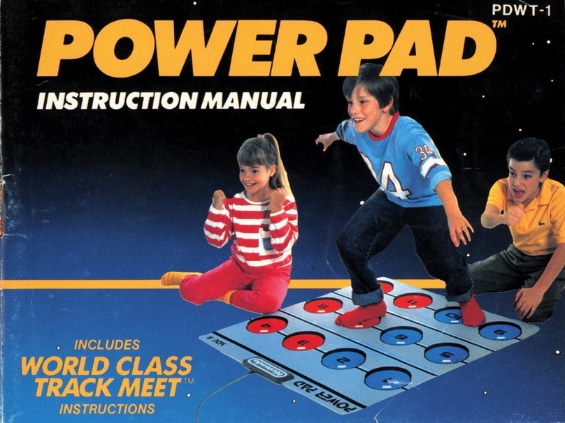 Nintendo Power Pad PDWT-1 instruction manual