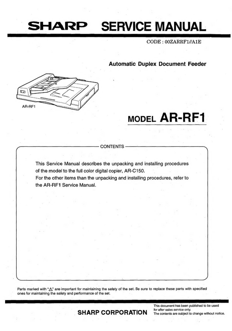Sharp AR-RF1 Service manual