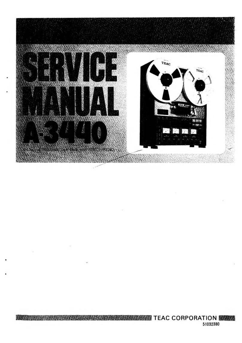 Teac A-3440 User manual