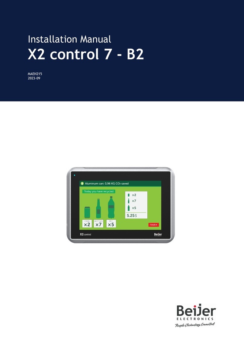 Beijer Electronics X2 marine 7-B2 User manual