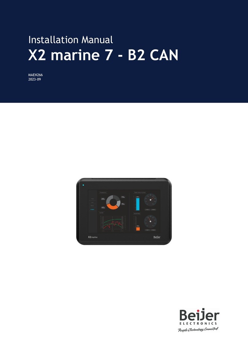 Beijer Electronics X2 control User manual