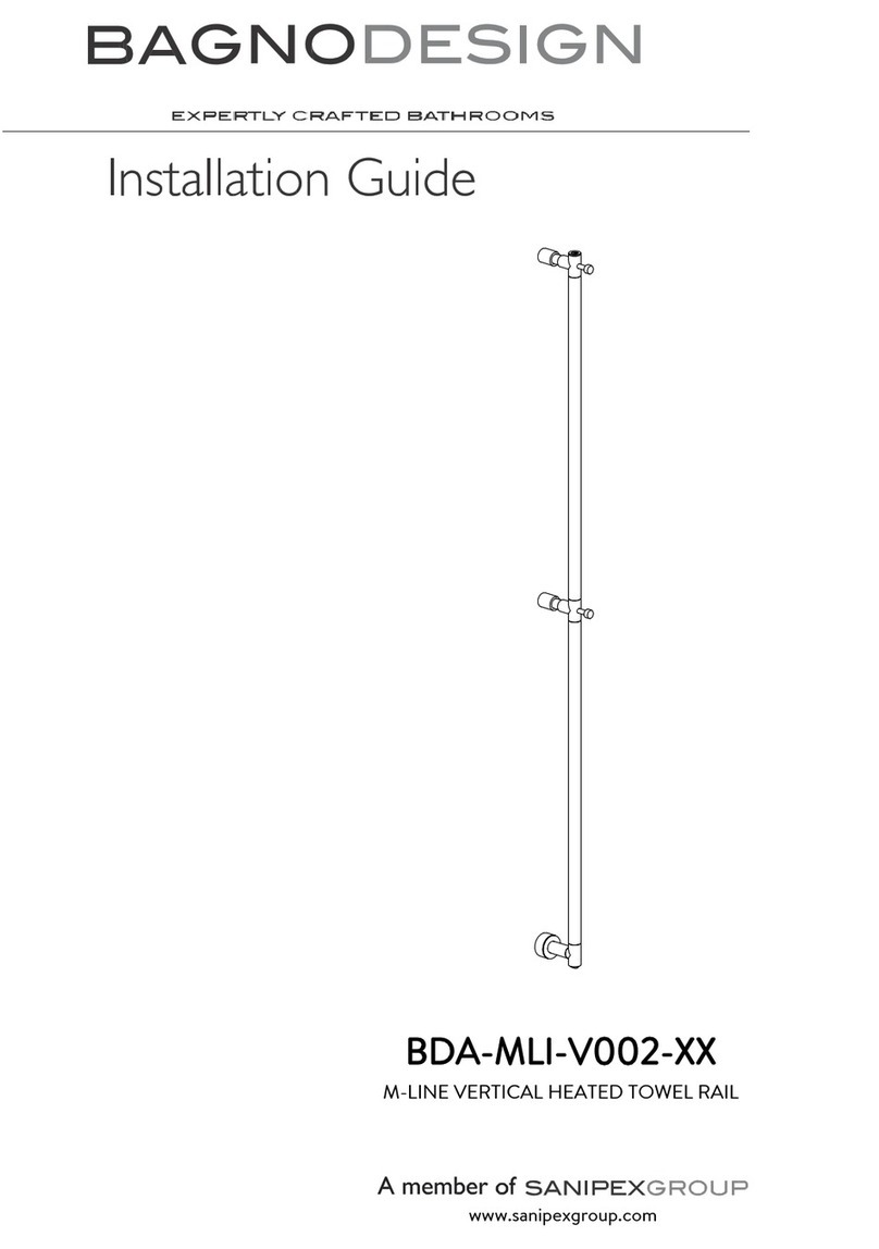 Sanipex BAGNO DESIGN BDA-MLI-V002 Series User manual Sanipex BAGNO DESIGN BDA-MLI-V002 Series User manual