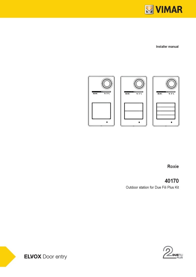 Vimar ELVOX Roxie 40170 User guide