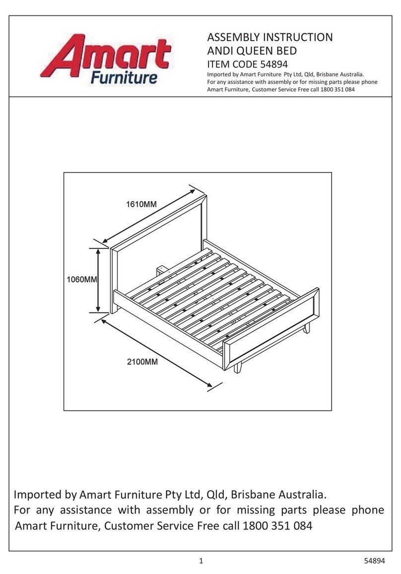 Amart Furniture ANDI 54894 User manual Amart Furniture ANDI 54894 User manual