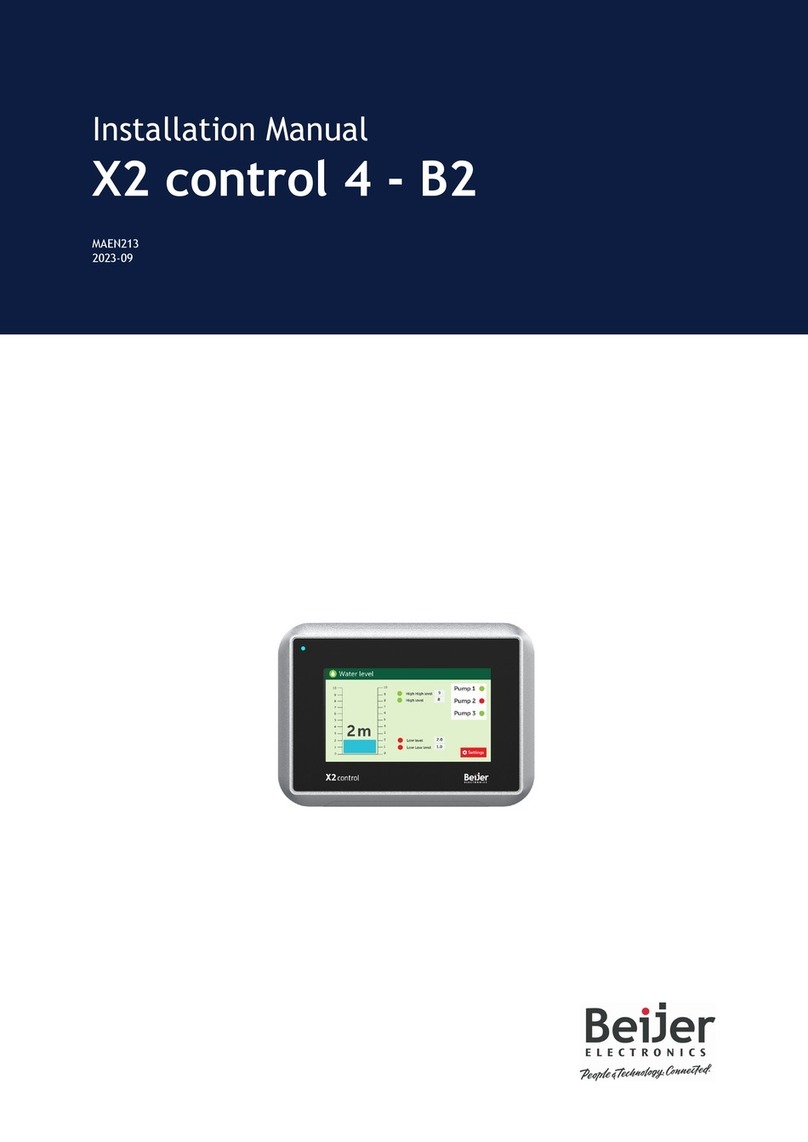 Beijer Electronics X2 control 4-B2 User manual