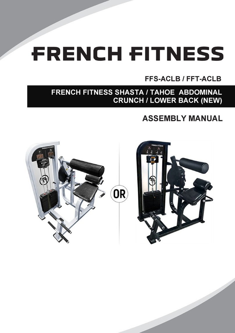 FRENCH FITNESS FFS-ACLB Assembly manual