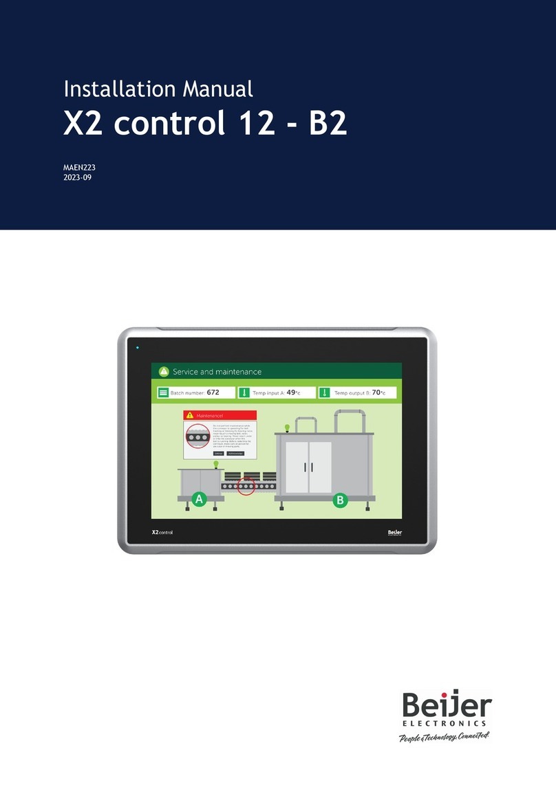 Beijer Electronics X2 control 12-B2 User manual