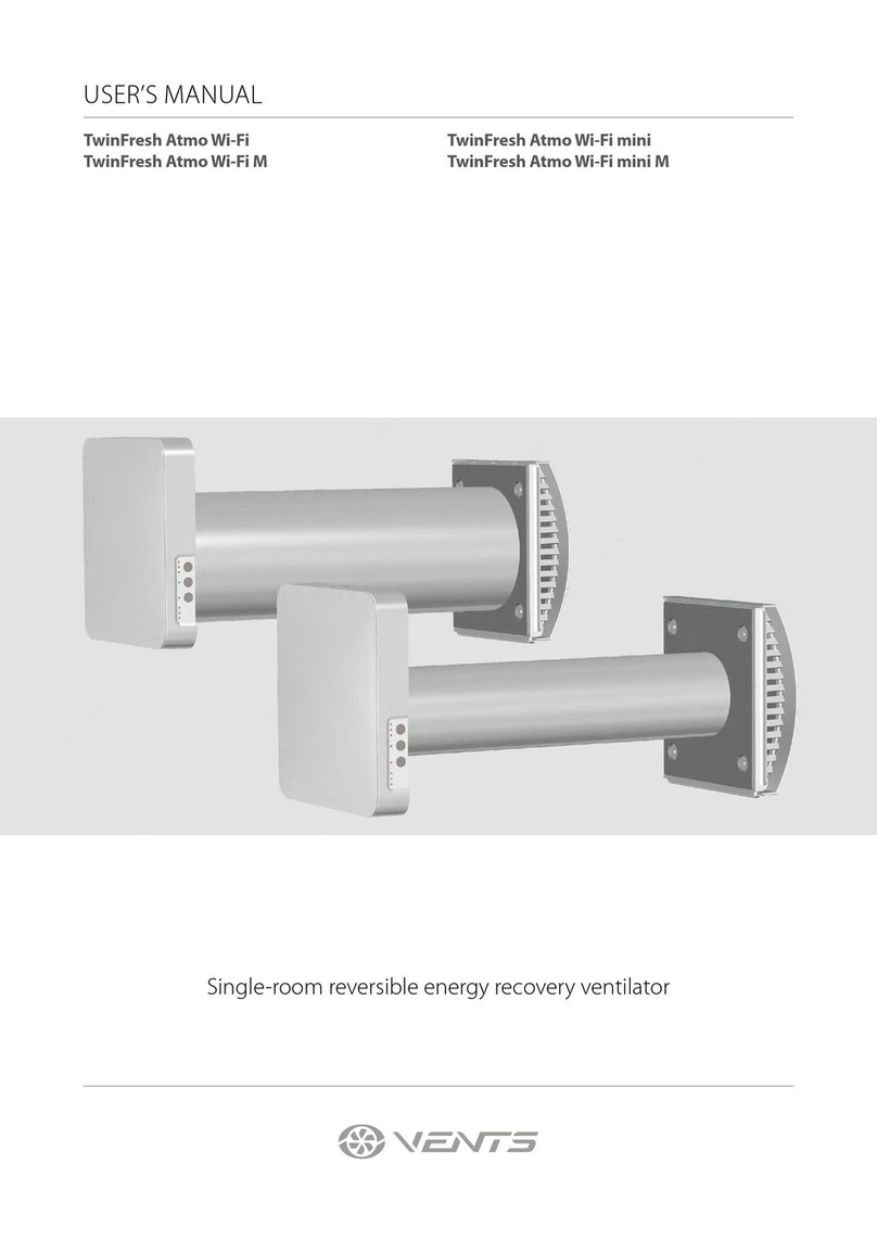 Vents TwinFresh Atmo Wi-Fi User manual