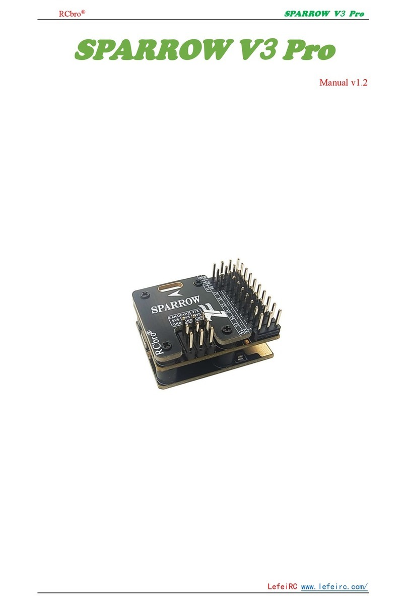 RCbro SPARROW V3 Pro User manual