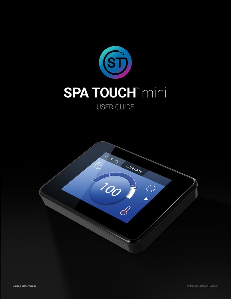 Balboa Water Group SPA TOUCH mini user guide