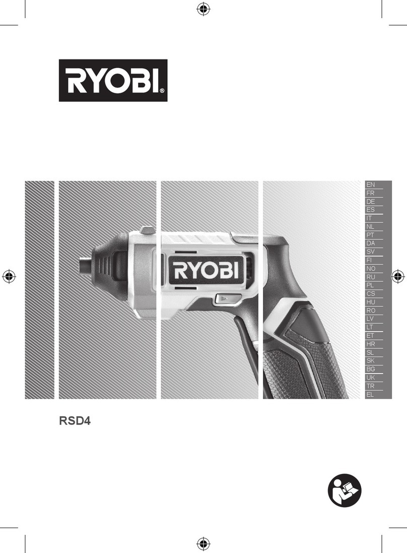 Ryobi RSD4 User manual
