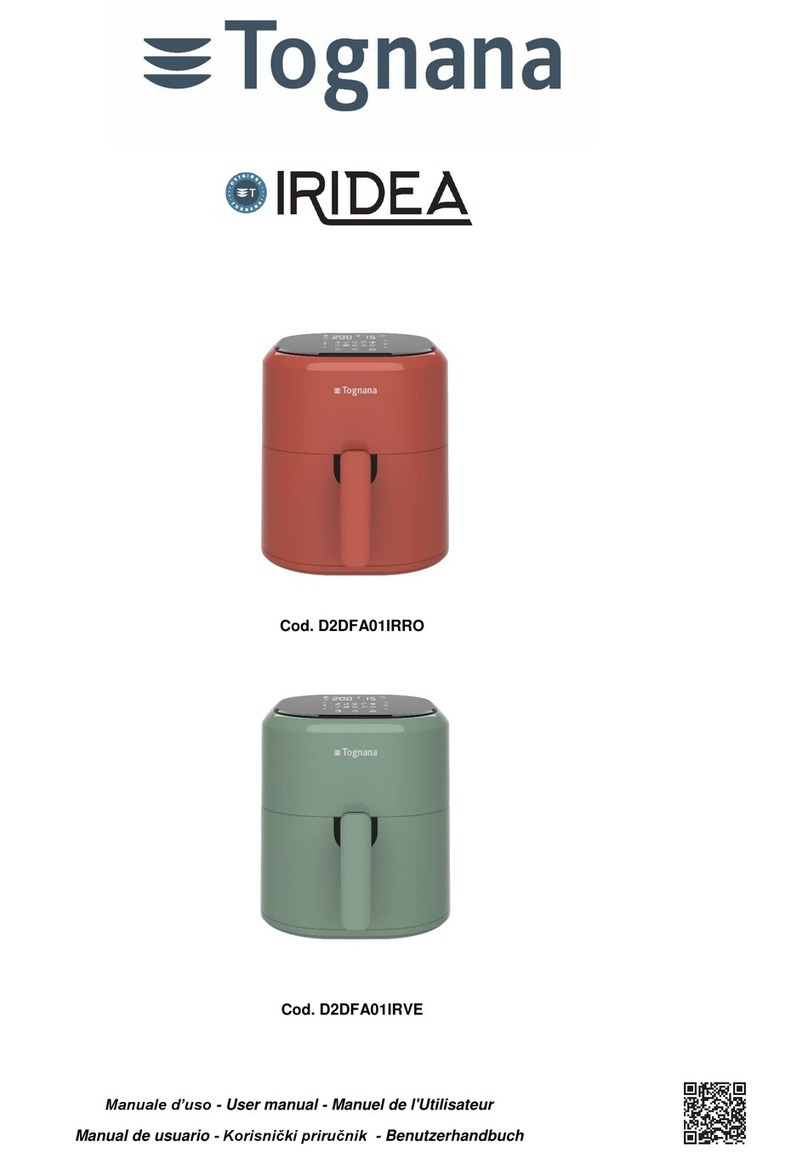 Tognana IRIDEA D2DFA01IRRO user manual