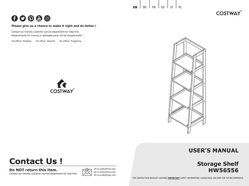 Costway HW56556 User manual