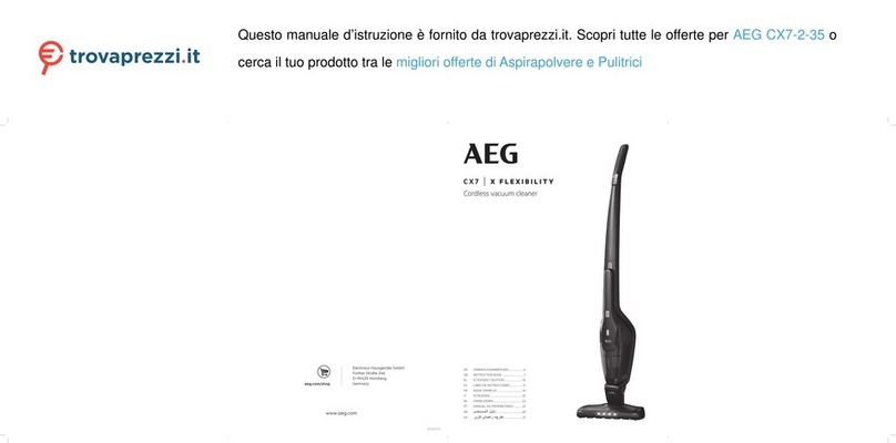 AEG CX7 X FLEXIBILITY Instruction book