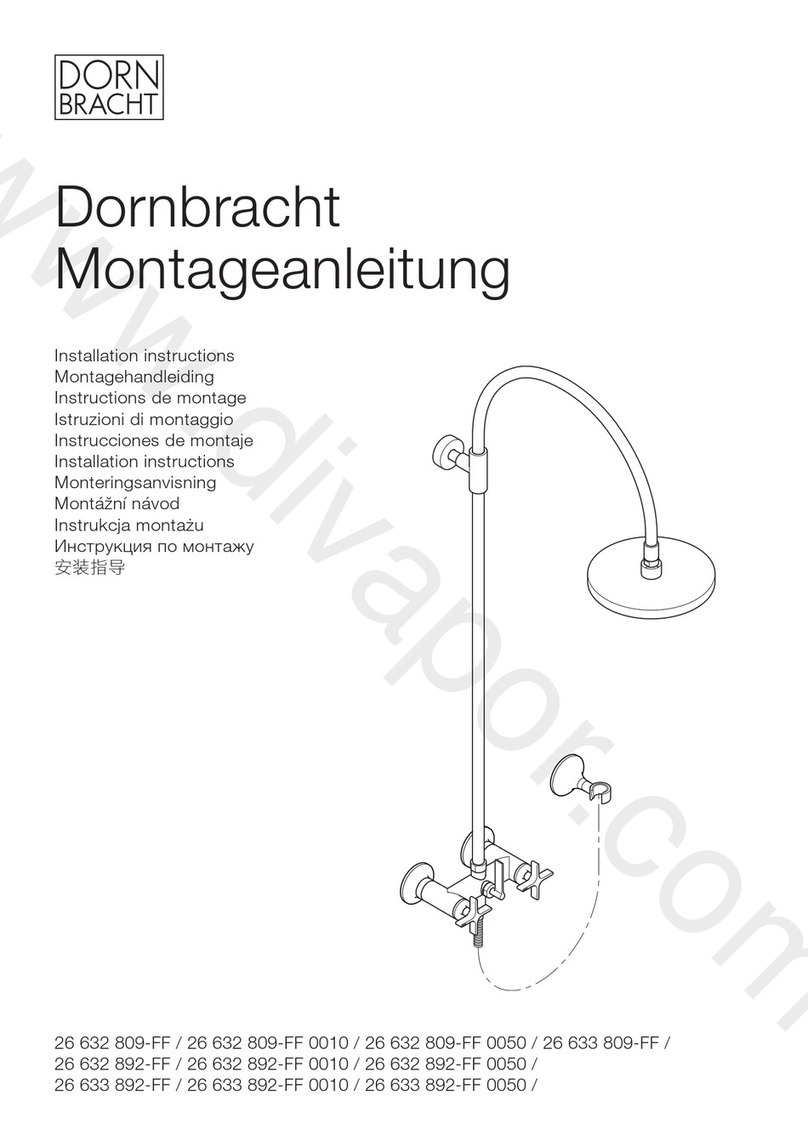 Dornbracht 26 632 809-FF installation instructions