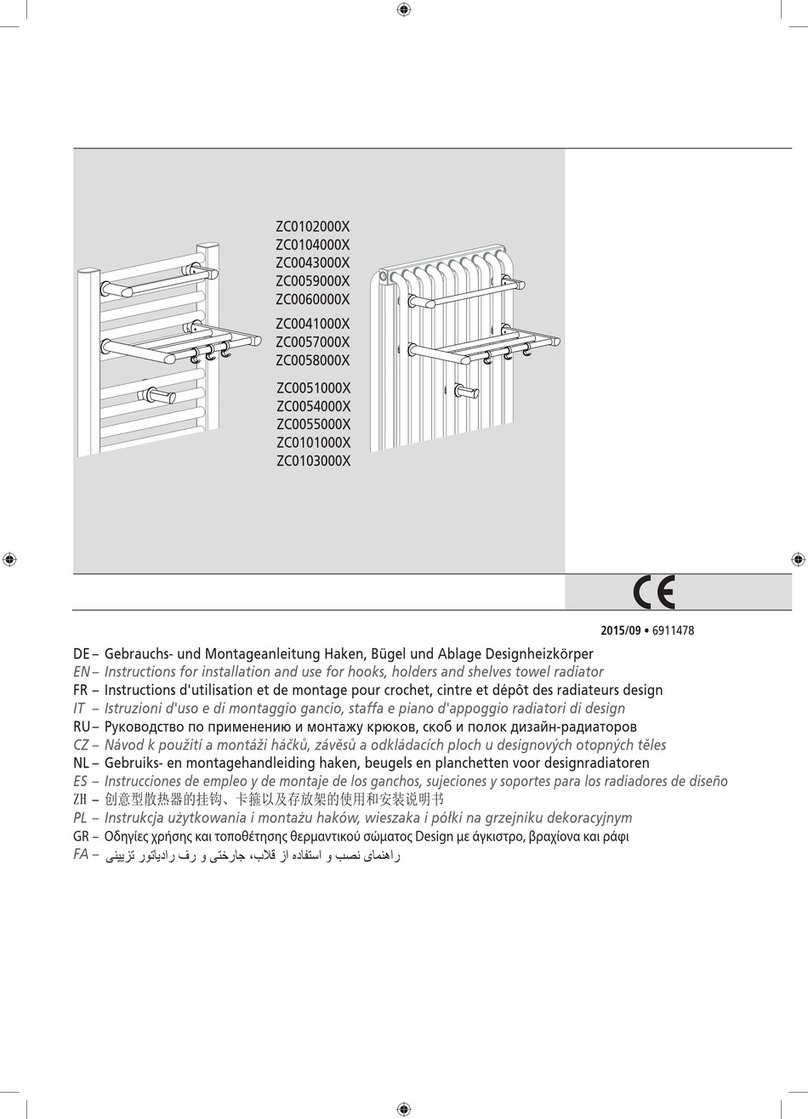 Kermi ZC0102000 Series Instructions for installation and use