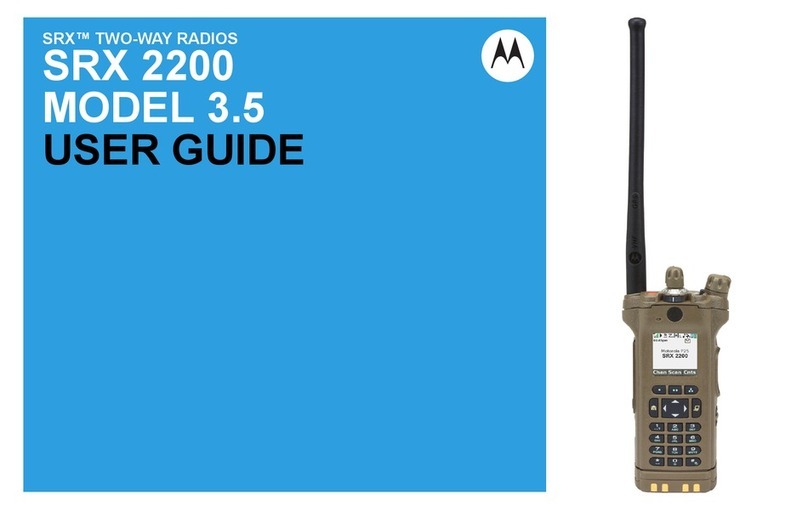 Motorola SRX 2200 3.5 User manual