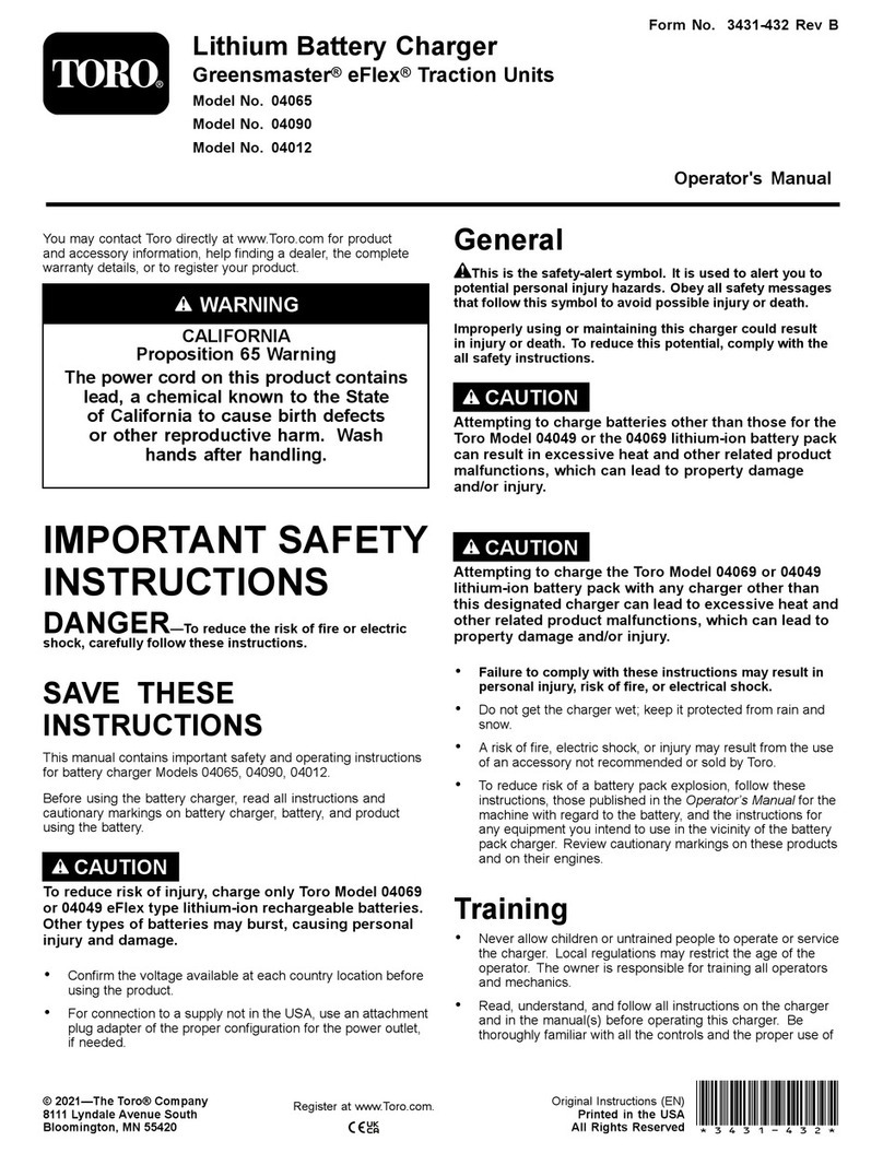 Toro 04012 User manual Toro 04012 User manual