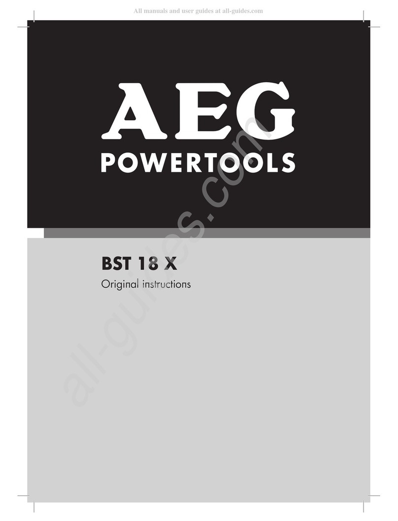 AEG BST 18 X Original instructions