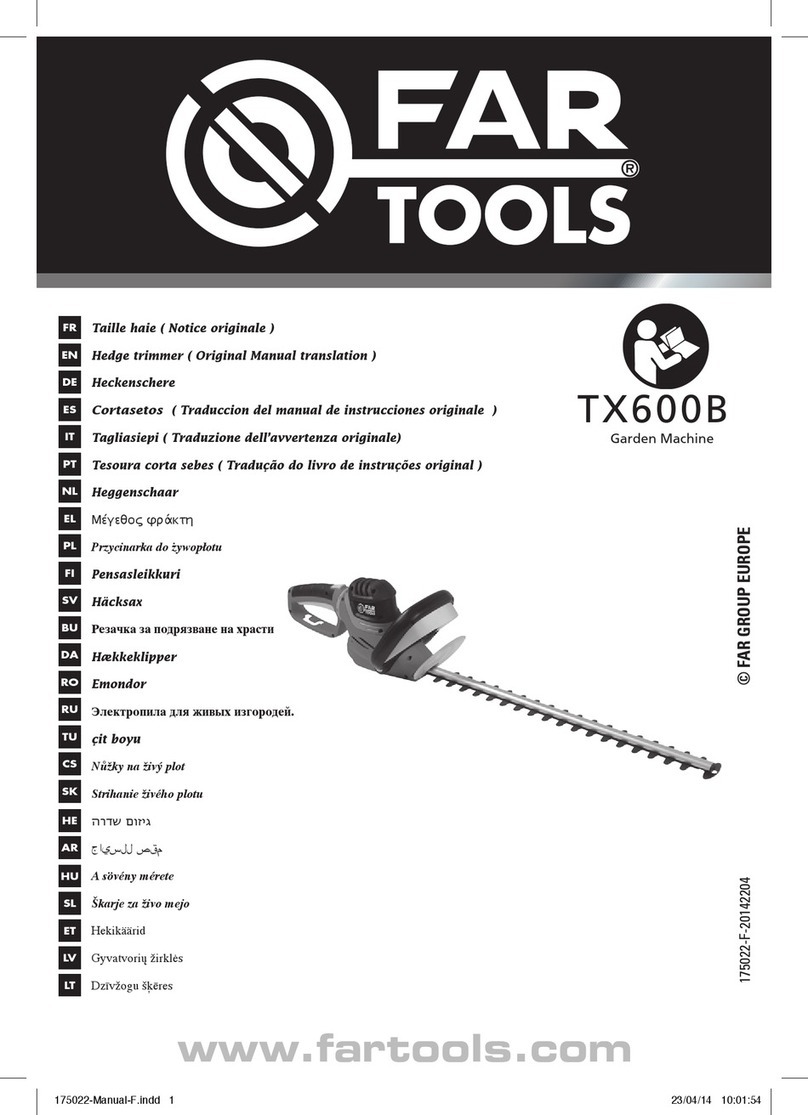 Far Tools TX600B Original manual