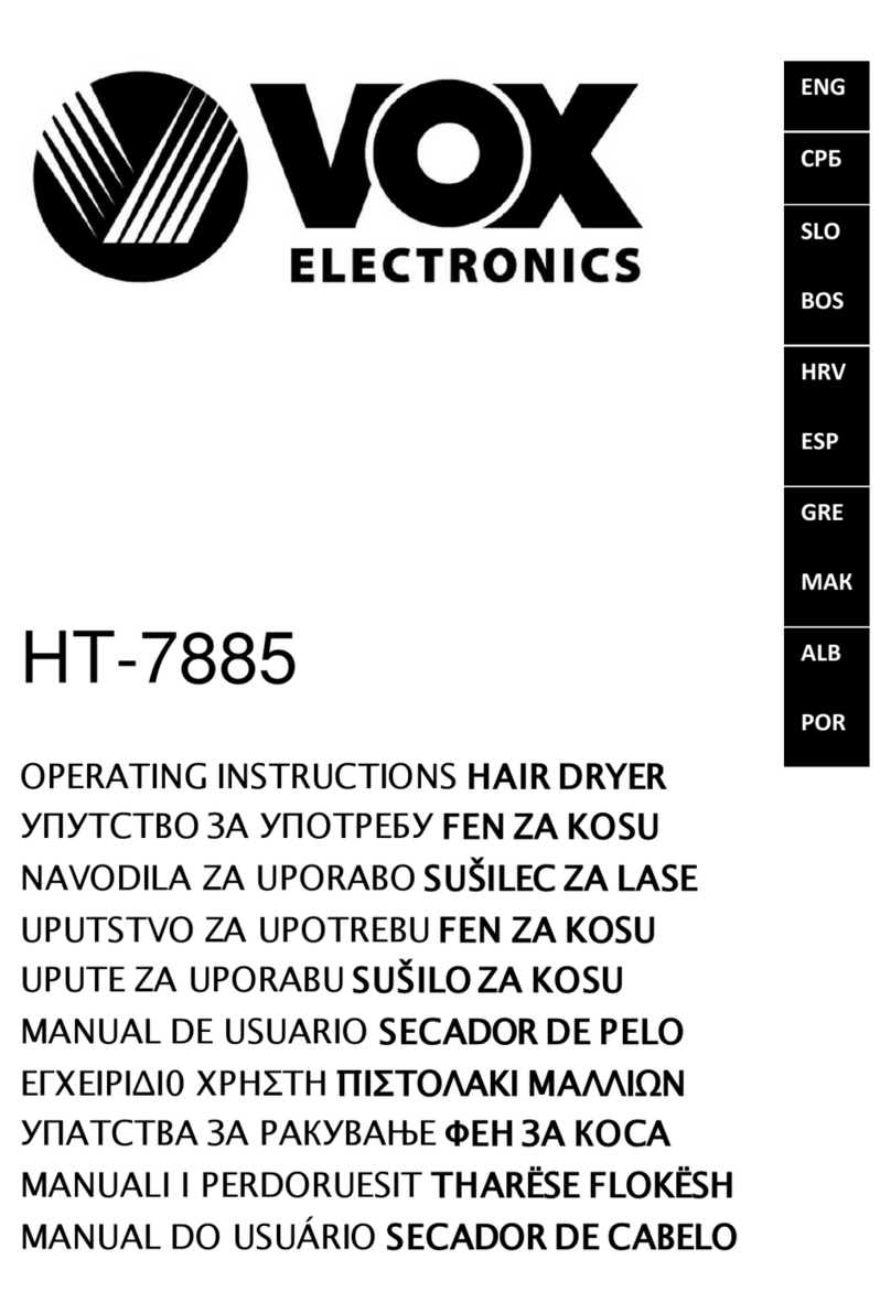 VOX electronics HT-7885 User manual