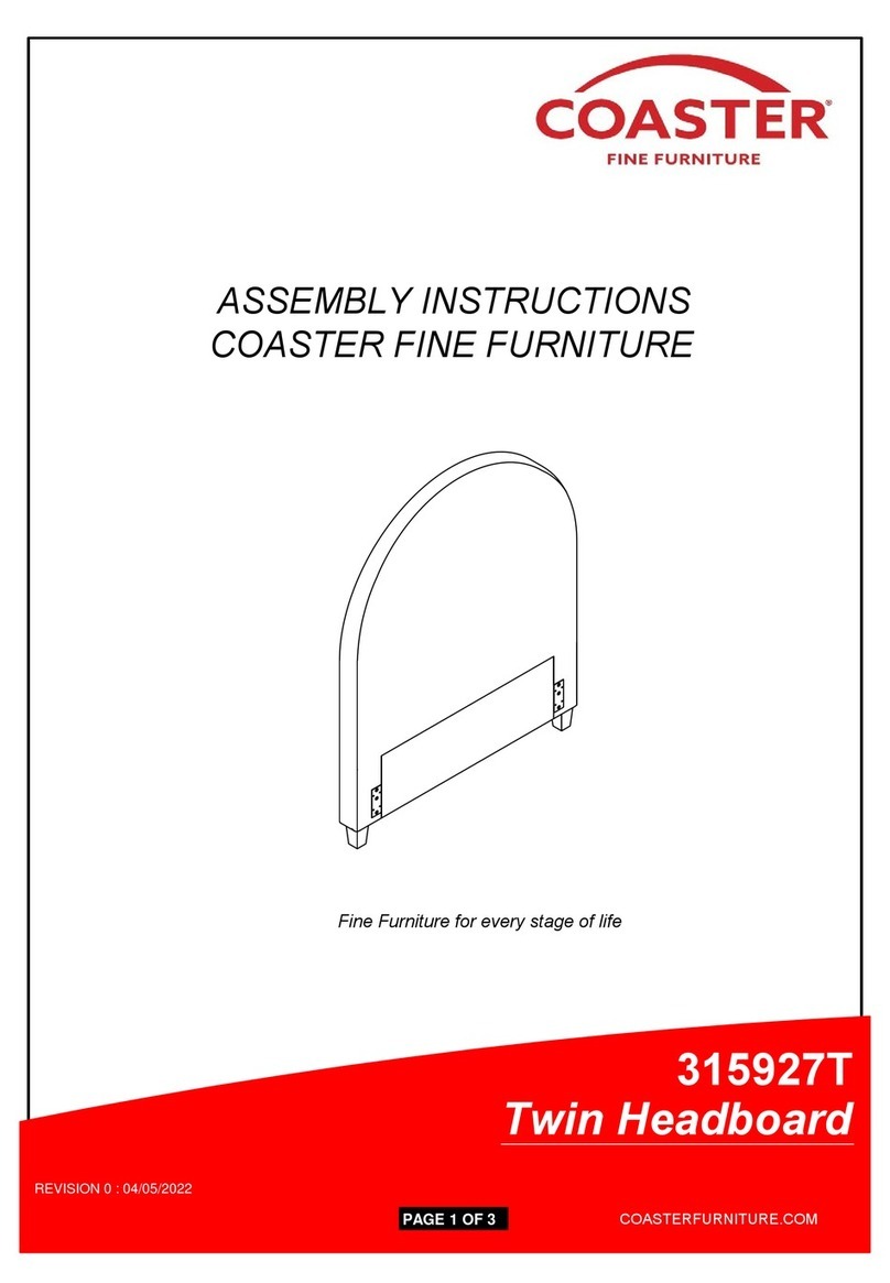 Coaster 315927T Assembly instructions