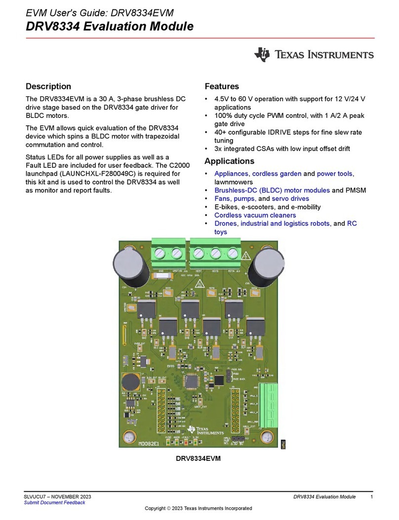 Texas Instruments DRV8334 User manual