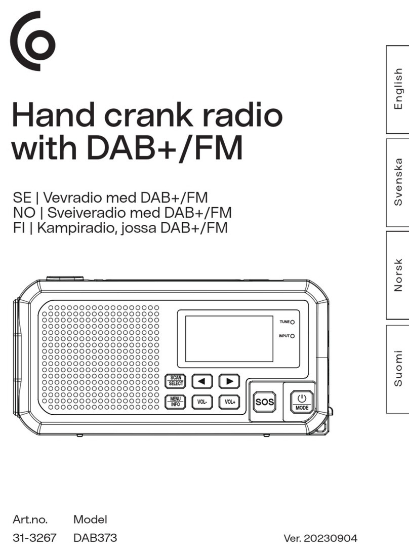 Clas Ohlson DAB373 manual