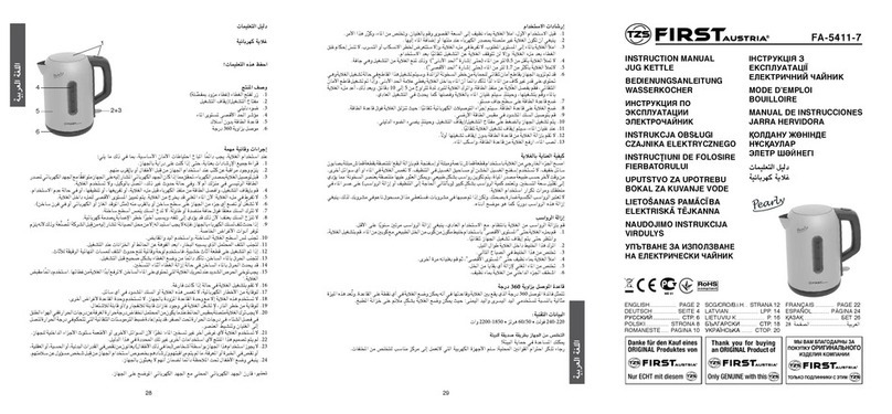 TZS First AUSTRIA FA-5411-7 instruction manual
