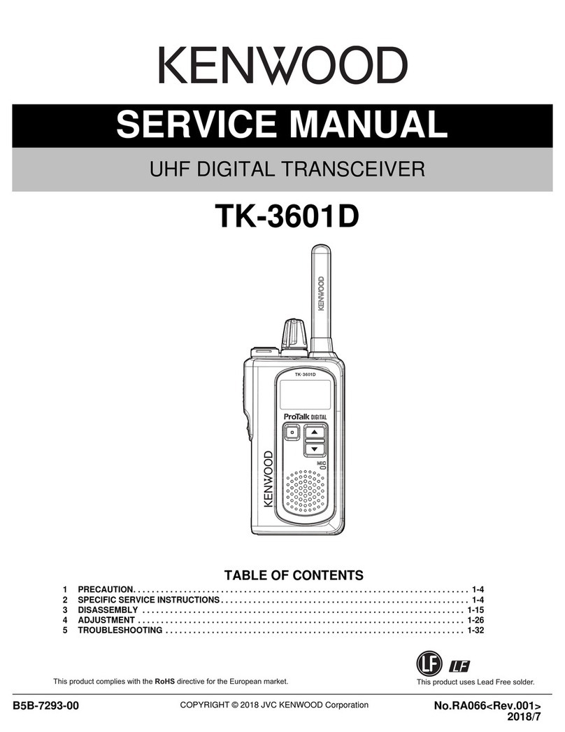 Kenwood ProTalk TK-3601D Service manual