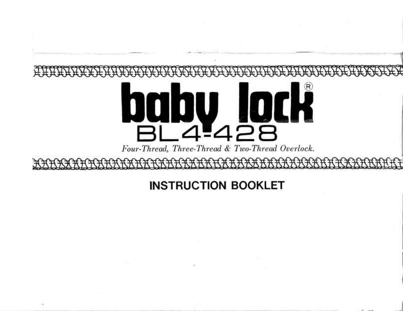 Baby Lock BL4-428 Instruction booklet