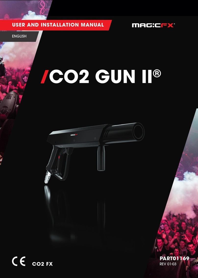 Magicfx CO2 GUN II Operating manual