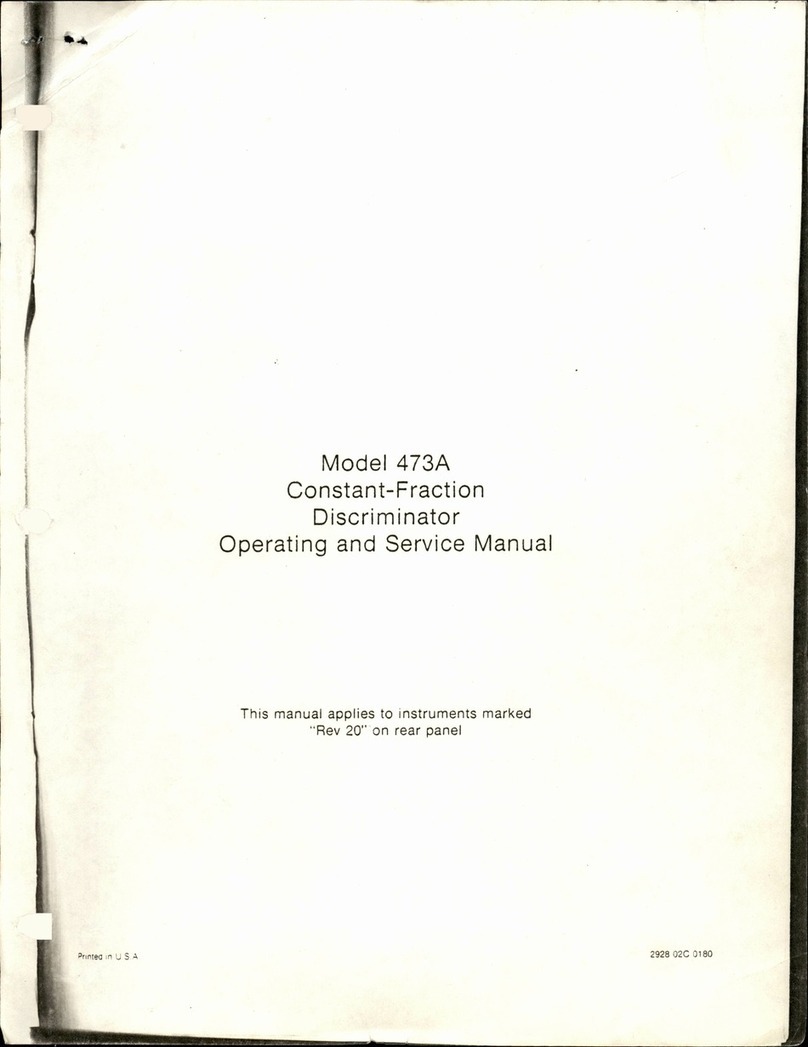 ORTEC 473A Service manual