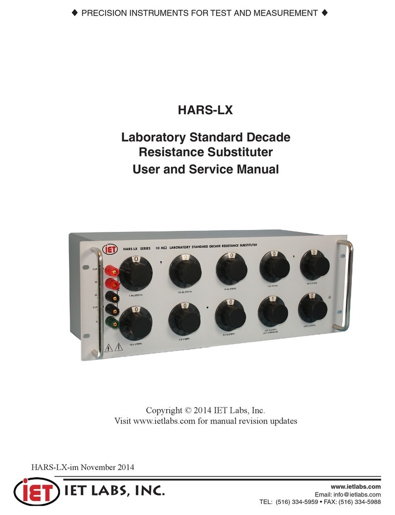 IET Labs HARS-LX Troubleshooting guide