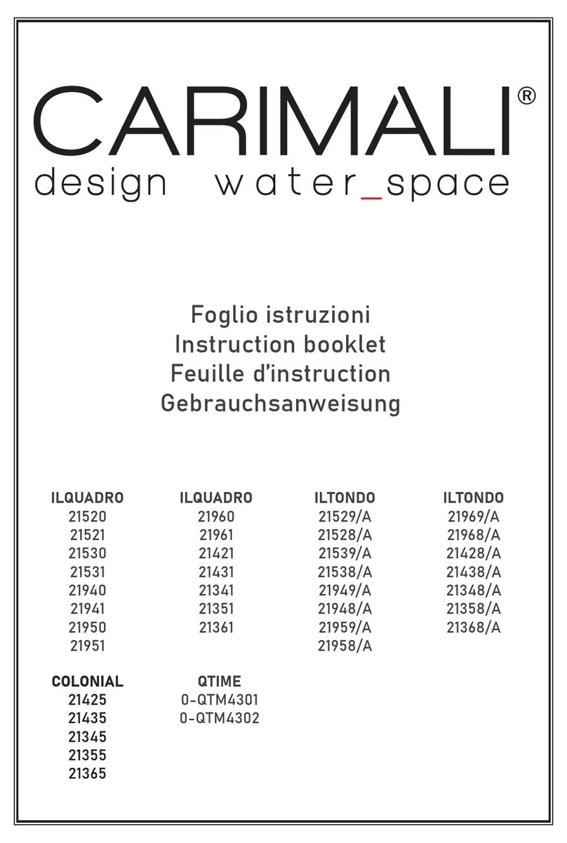 Carimali ILQUADRO 21520 User manual