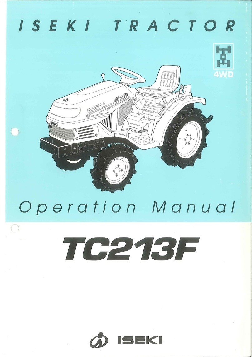 Iseki TC213F User manual