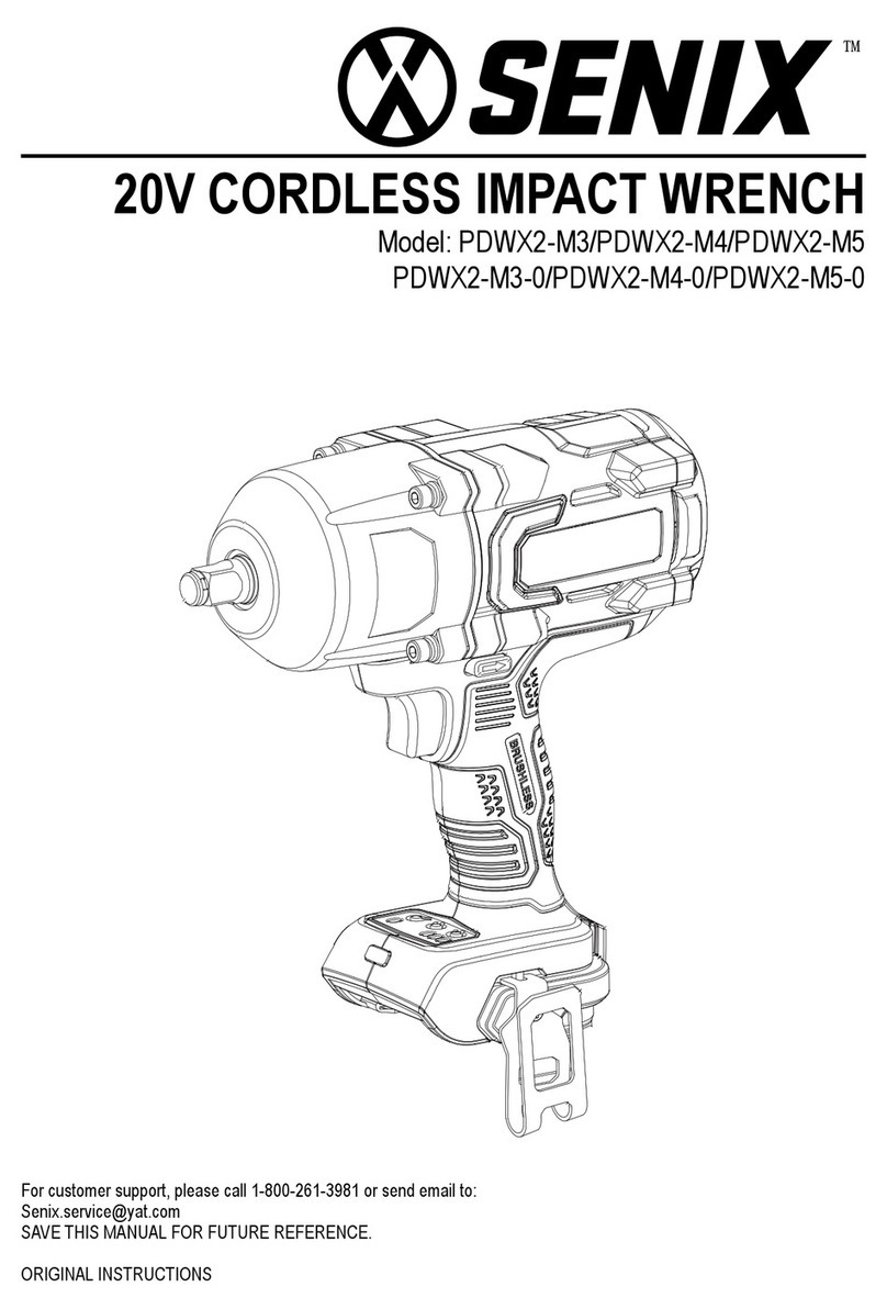 Senix PDWX2-M3 manual