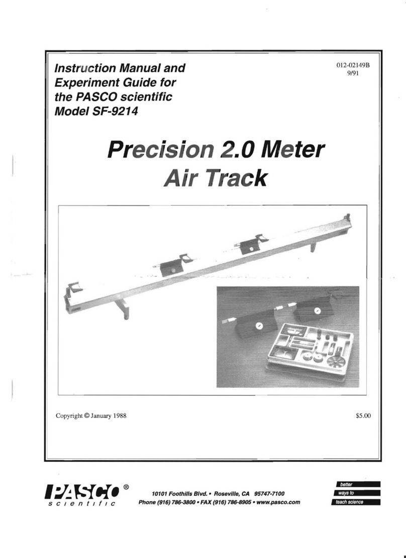 Pasco Scientific Precision 2.0 Instruction manual and experiment guide Pasco Scientific Precision 2.0 Instruction manual and experiment guide