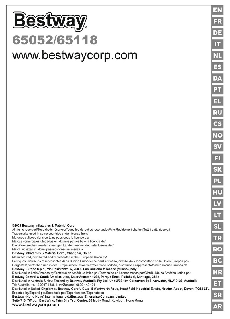 Bestway Hydro-Force Ventura Elite owner's manual
