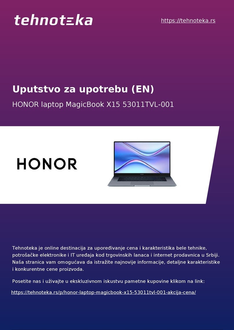 honor 53011TVL-001 user guide
