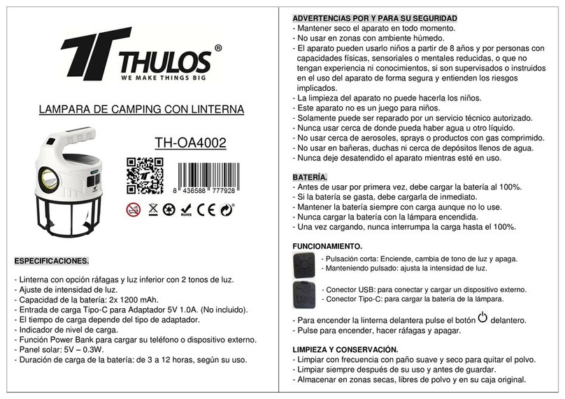 Thulos TH-OA4002 quick start guide
