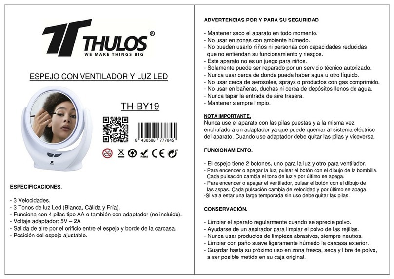 Thulos TH-BY19 quick start guide