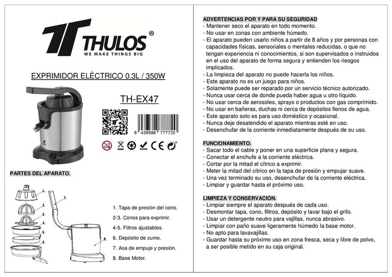 Thulos TH-EX47 User manual