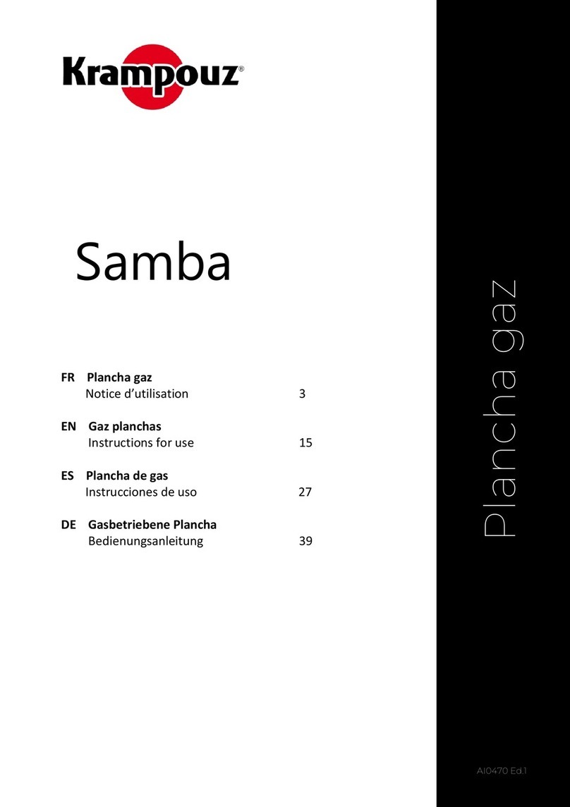 Krampouz Samba Instructions for use