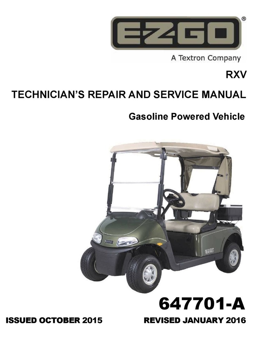 Textron EZGO RXV 2016 User manual Textron EZGO RXV 2016 User manual