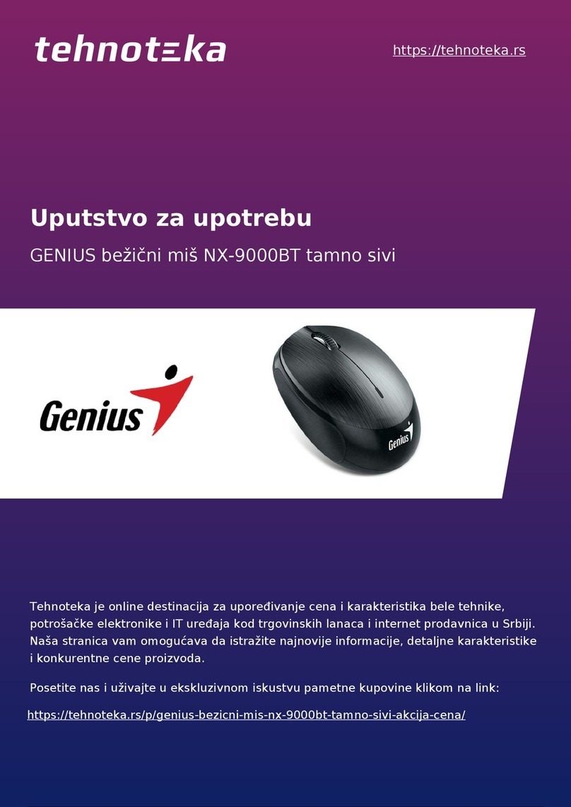 Genius BlueEye NX-9000BT User manual