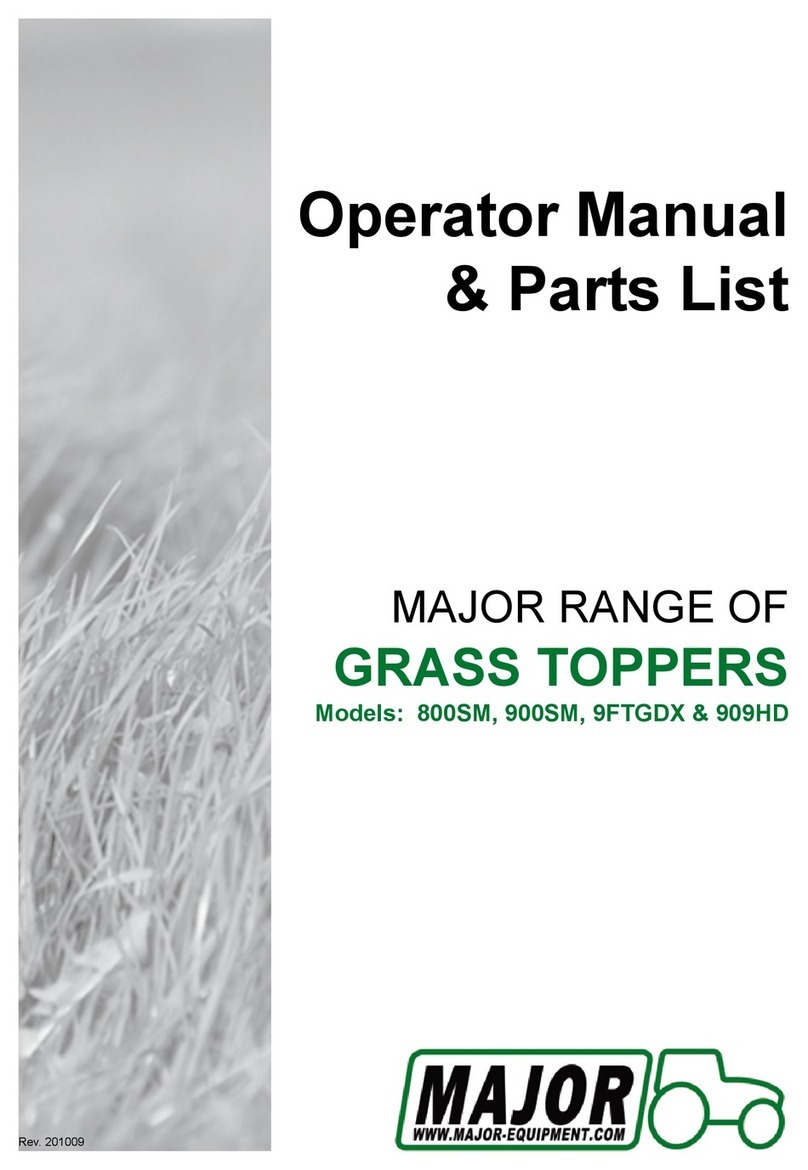 Major 800SM Installation and operation manual