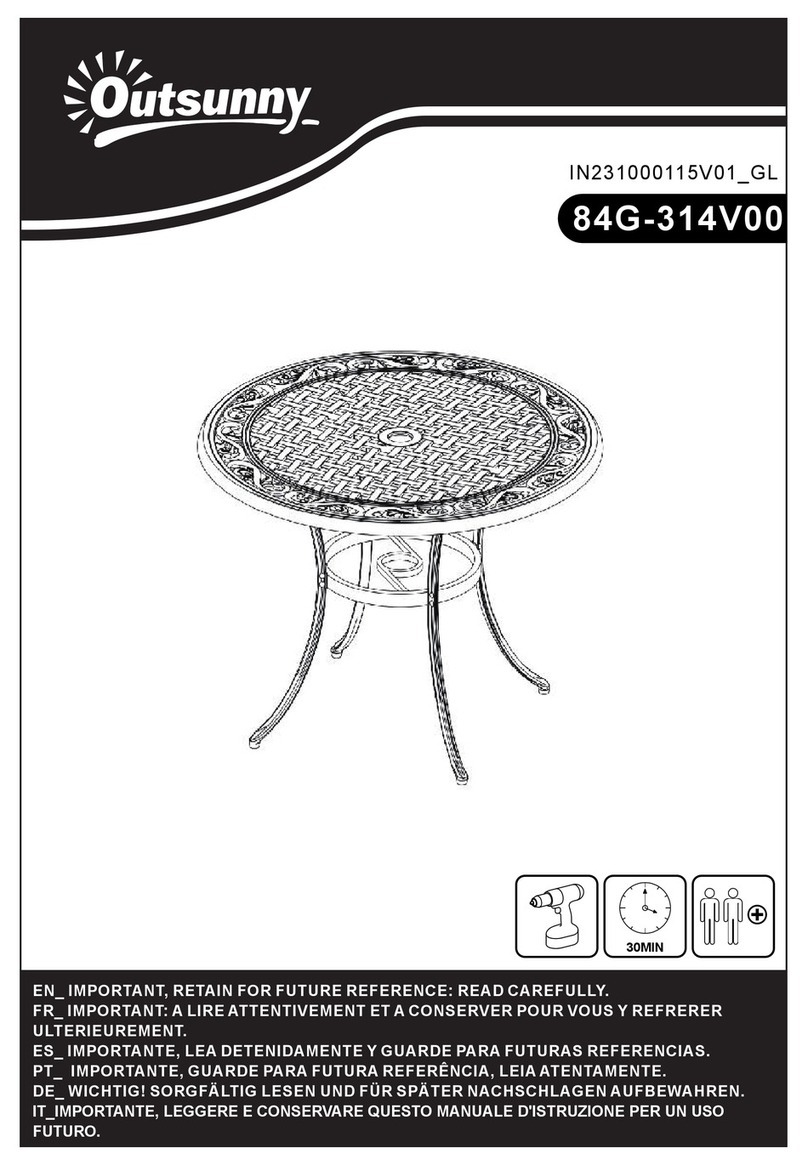 Outsunny 84G-314V00 User manual