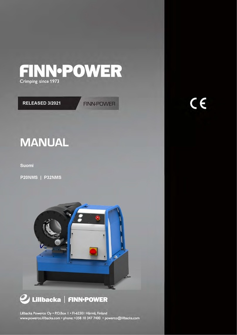 Lillbacka Powerco FINN-POWER P20NMS manual Lillbacka Powerco FINN-POWER P20NMS manual